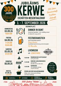 Kerwe "300 Jahre Hütte"